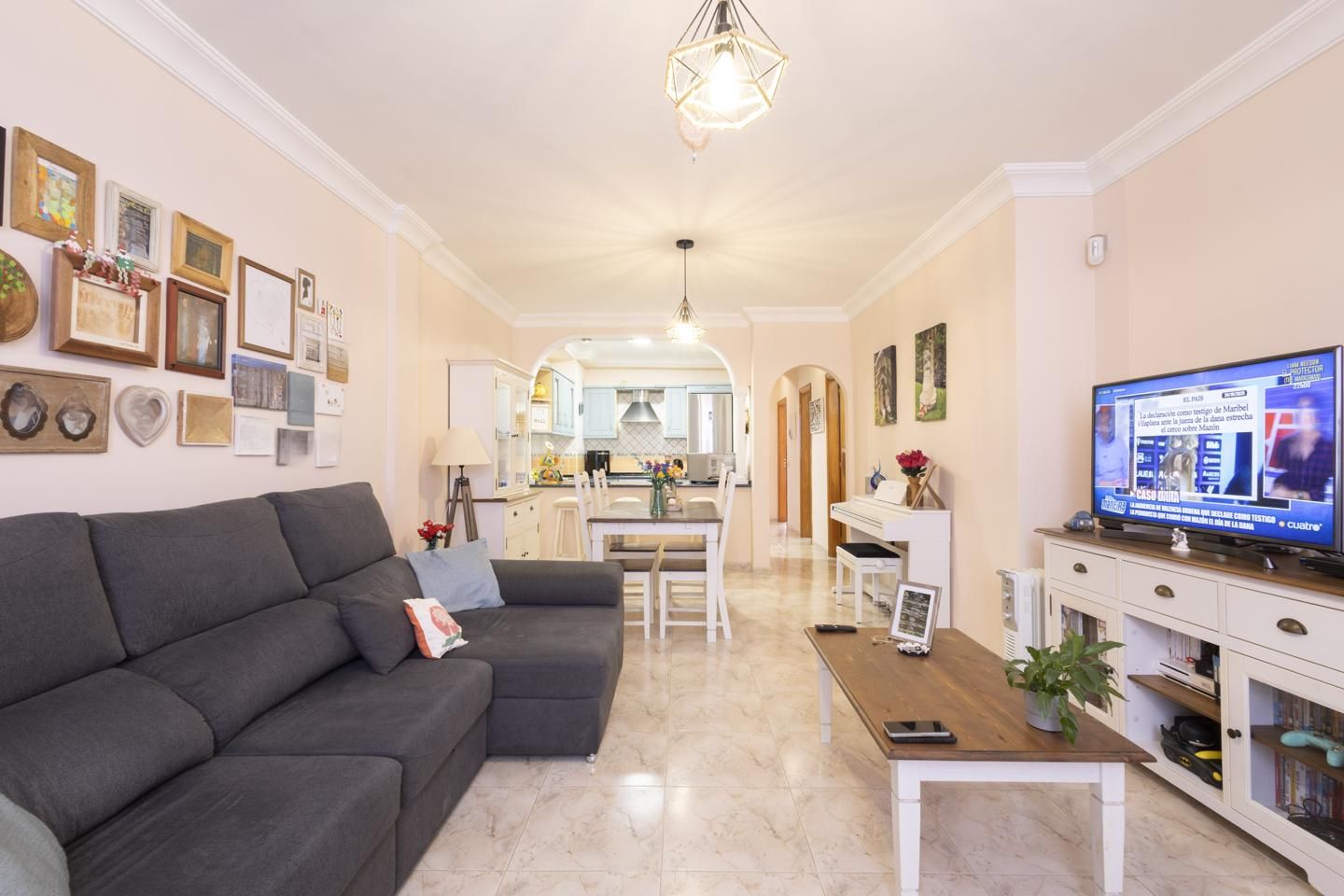 Sala de estar de Piso en venta en La Orotava