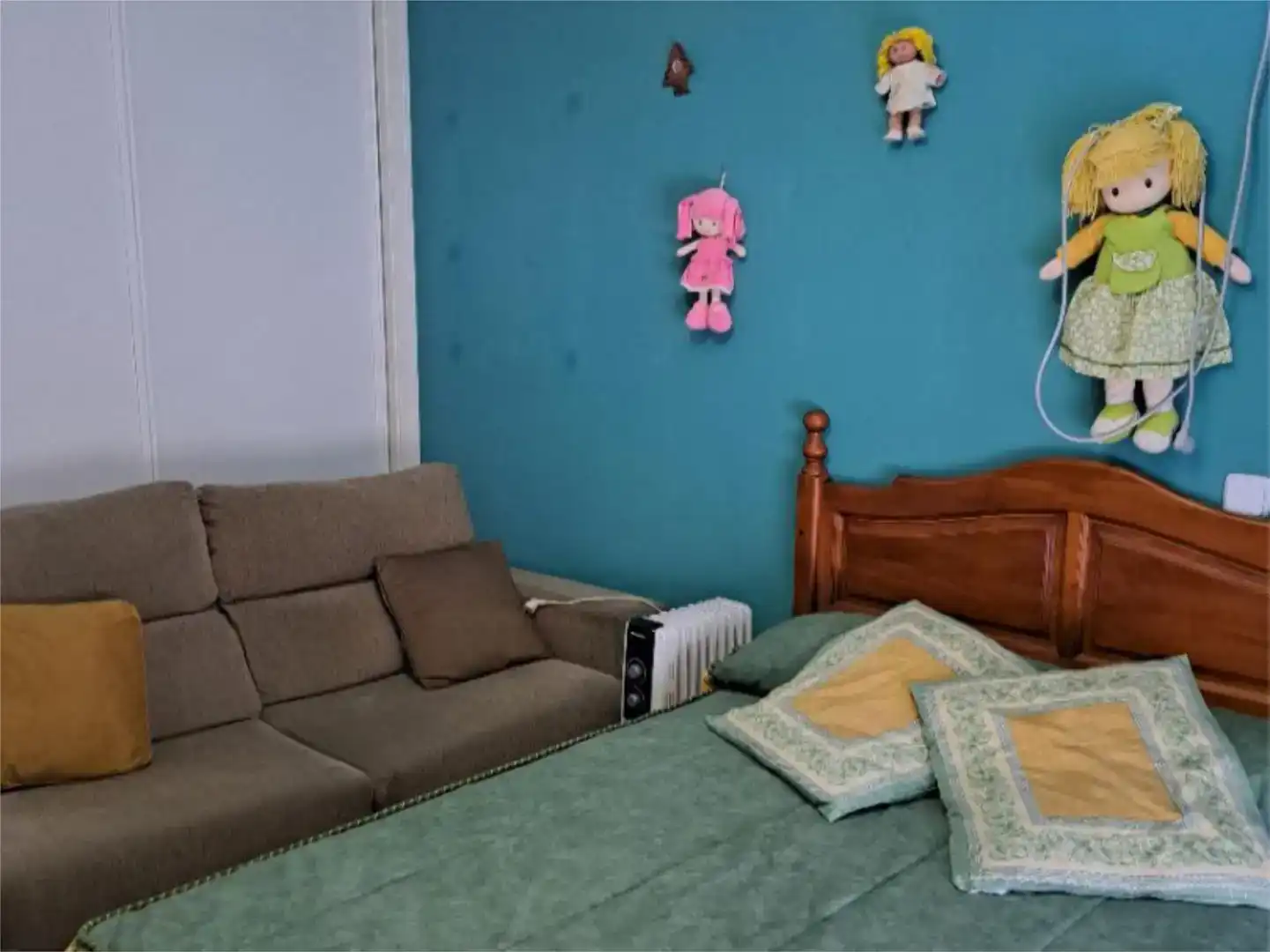 Dormitori de Pis per a compartir en Valdemoro amb Aire condicionat, Jardí privat i Parquet