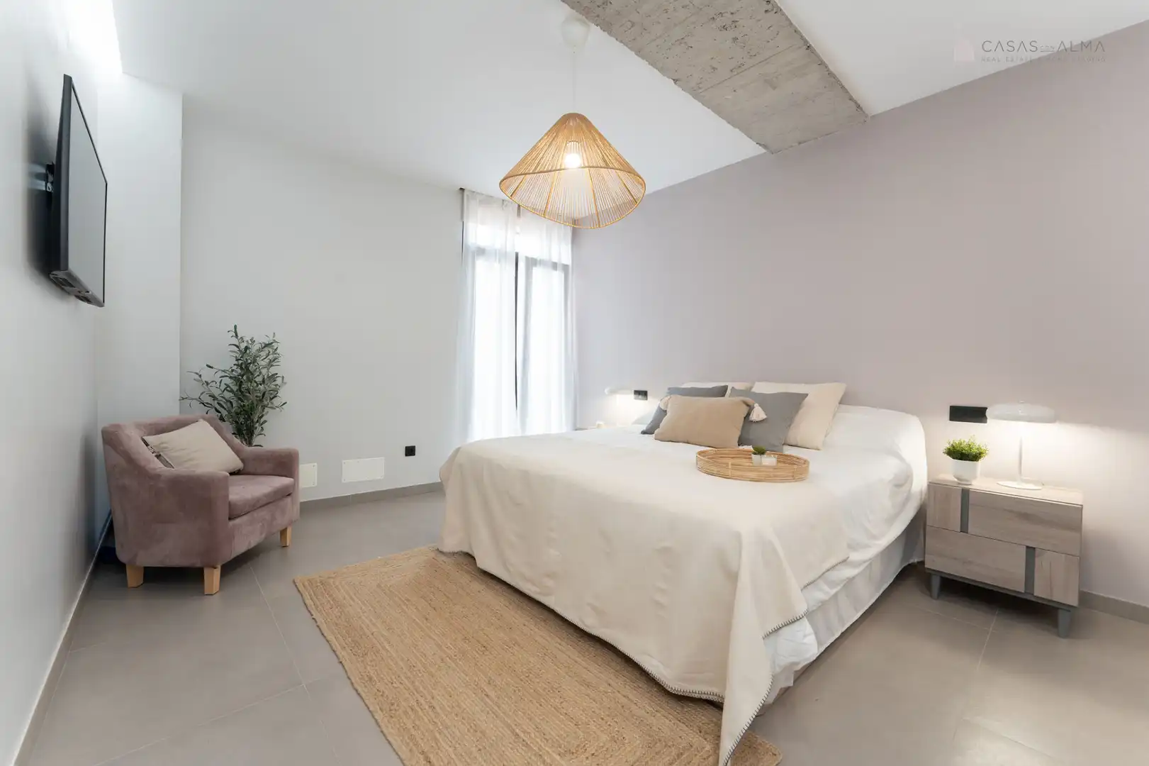 Schlafzimmer von Einfamilien-Reihenhaus zum Verkauf in Las Palmas de Gran Canaria mit Klimaanlage, Terrasse und Abstellraum