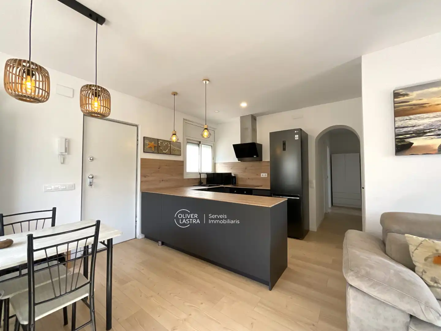 Cocina de Casa o chalet en venta en Corbera de Llobregat con Aire acondicionado, Jardín privado y Parquet