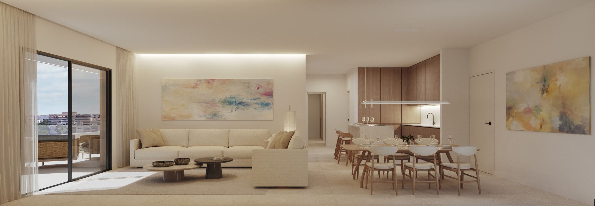 Sala d'estar de Apartament en venda en Marbella amb Aire condicionat, Terrassa i Balcó