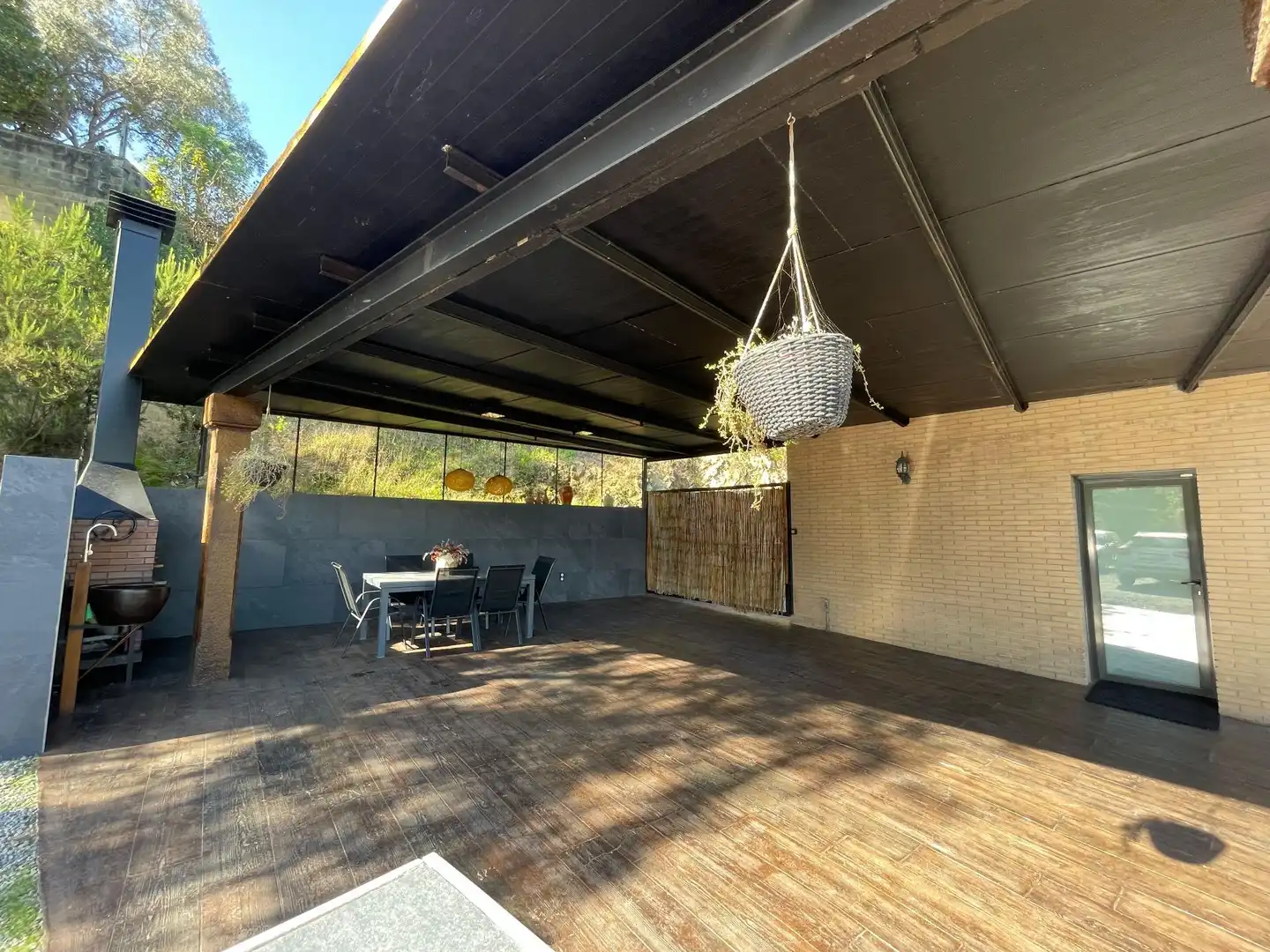 Terraza de Casa o chalet en venta en Fogars de la Selva con Aire acondicionado, Calefacción y Jardín privado