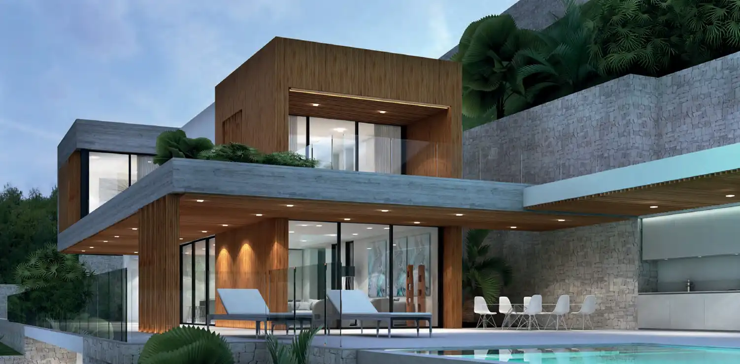 Chalet con piscina en venta en Benissa pueblo