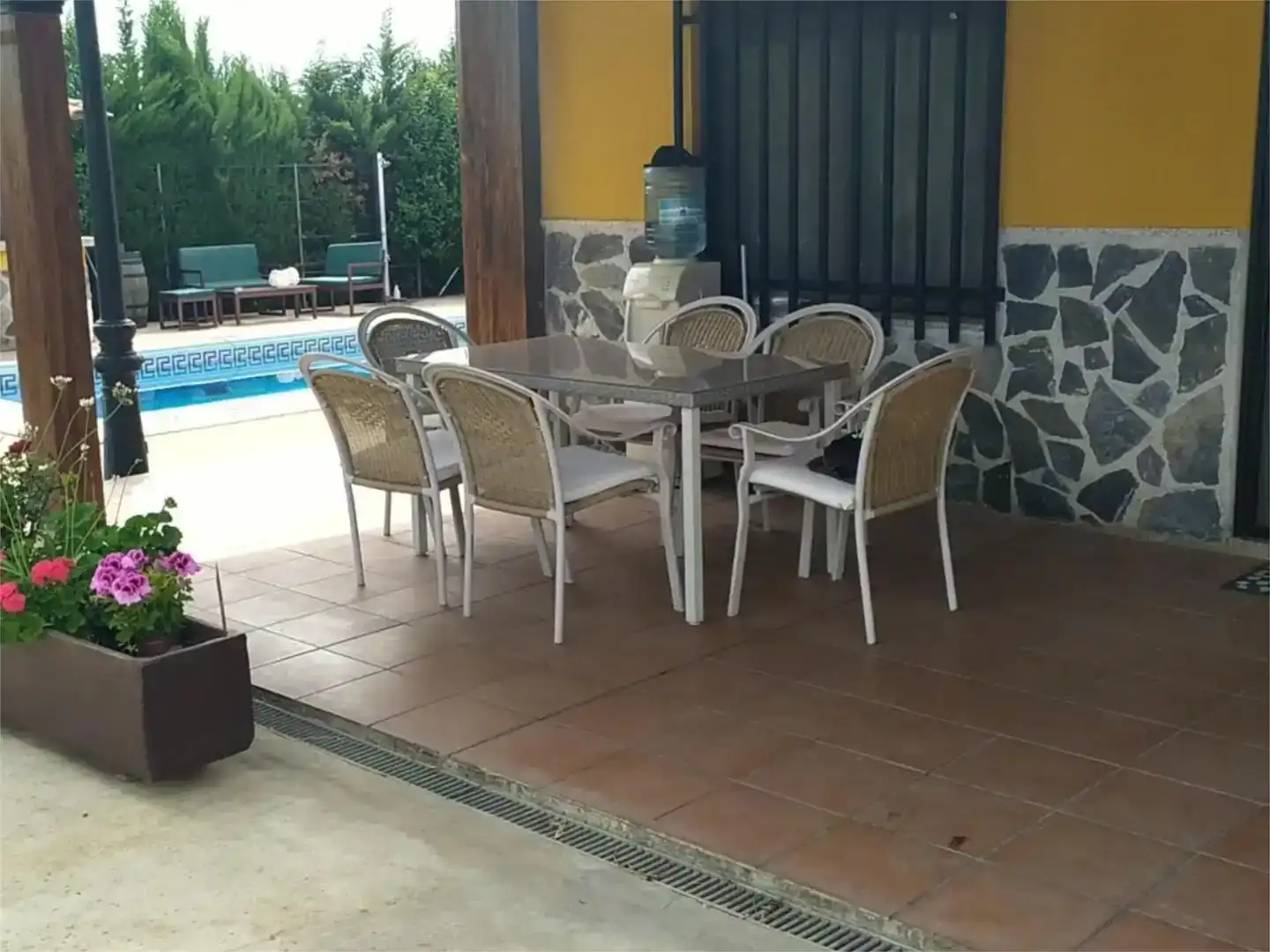 Terraza de Casa o chalet en venta en Badajoz Capital con Aire acondicionado y Piscina