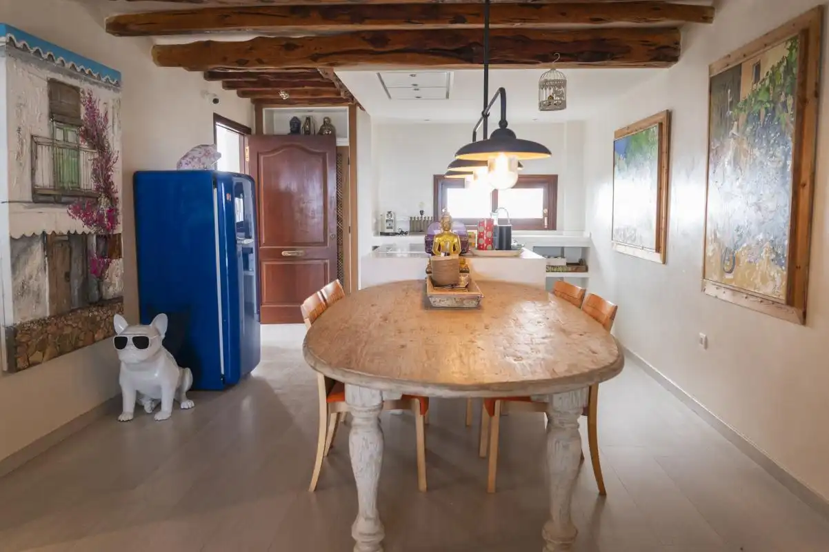 Kitchen of Ground floor for sale in Santa Eulària des Riu  with Air Conditioner, Heating and Private garden