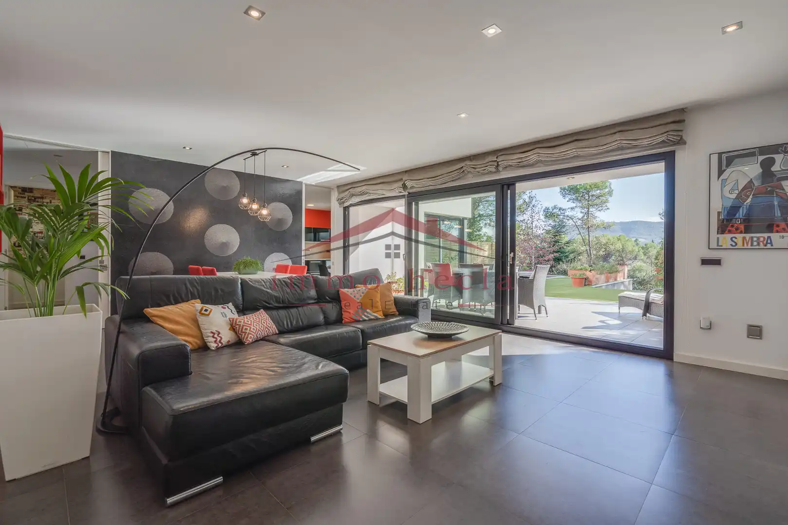 Sala de estar de Casa o chalet en venta en Santa Margarida de Montbui con Calefacción, Jardín privado y Terraza