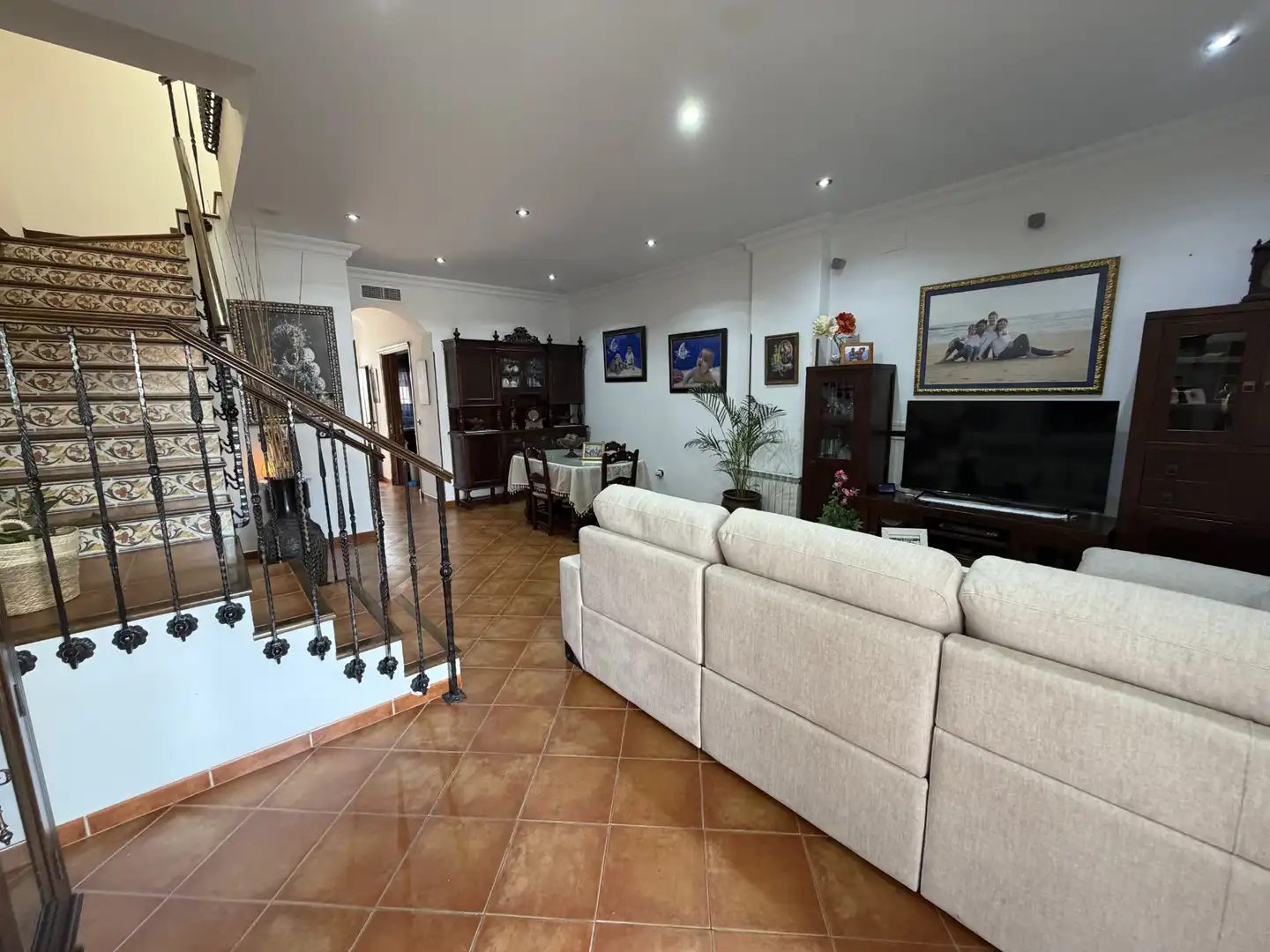 Sala de estar de Casa o chalet en venta en Almonte con Aire acondicionado, Terraza y Amueblado
