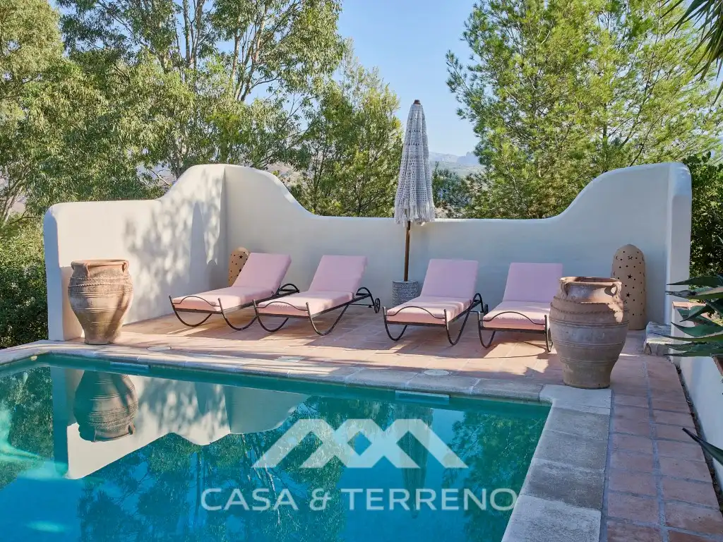 Terraza de Casa o chalet en venta en Comares con Aire acondicionado, Terraza y Piscina