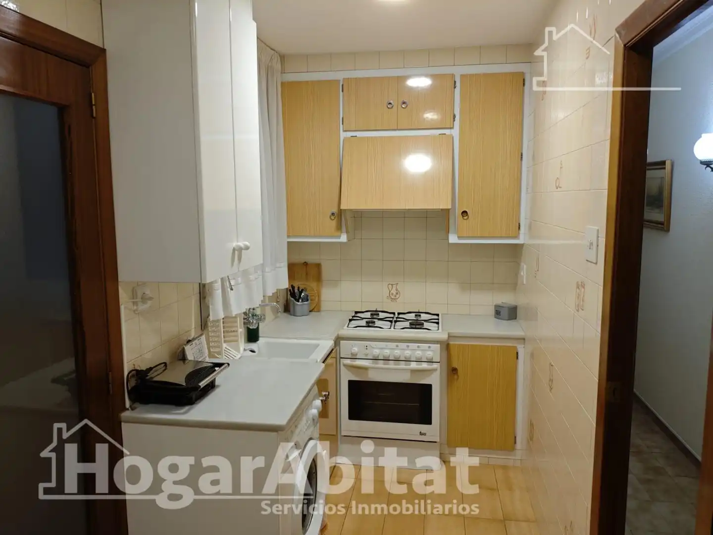 Kitchen of Flat for sale in Castellón de la Plana / Castelló de la Plana  with Heating, Storage room and Furnished