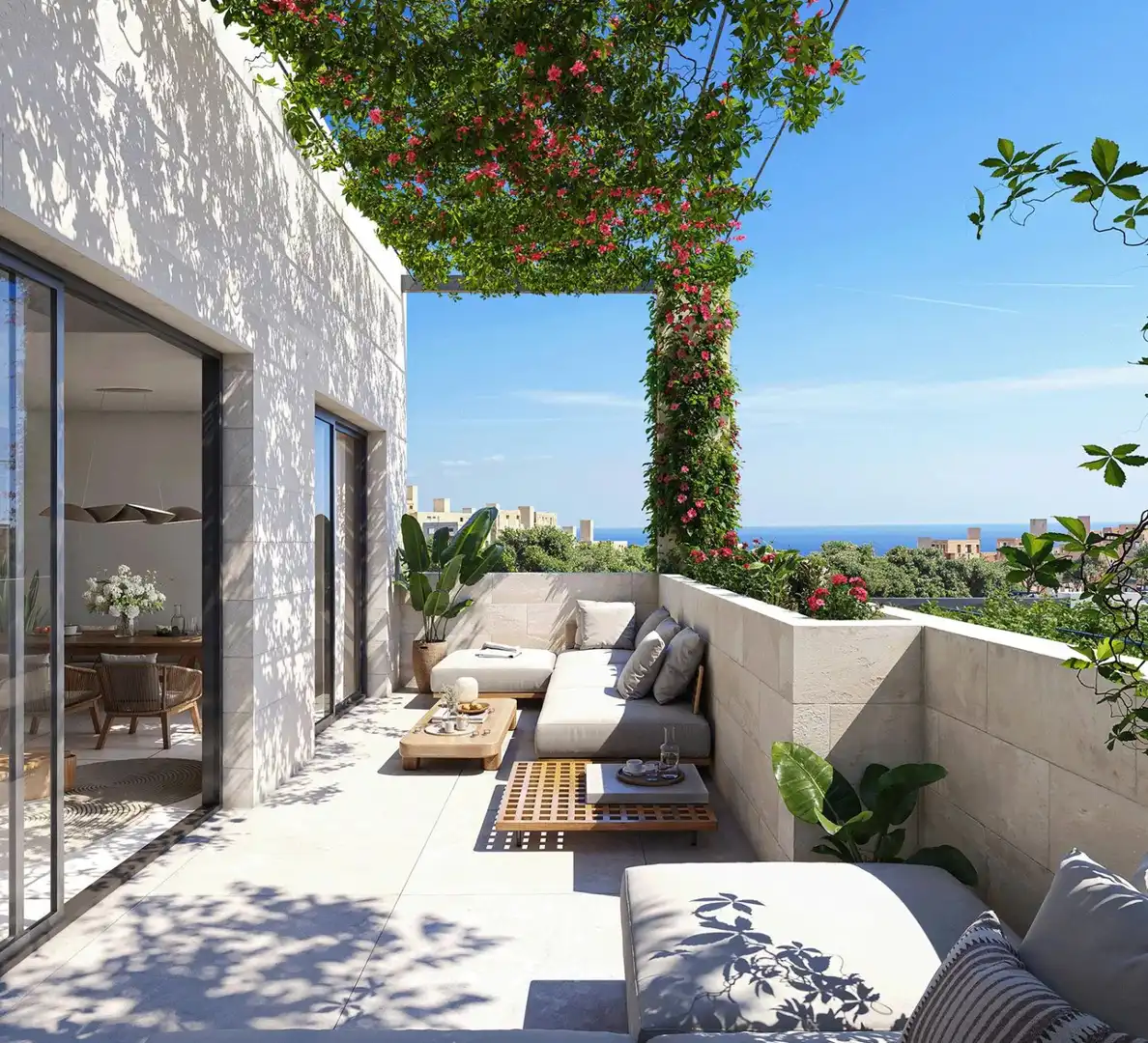 Terrace of Apartments for sale in Estepona  with Air Conditioner, Heating and Terrace