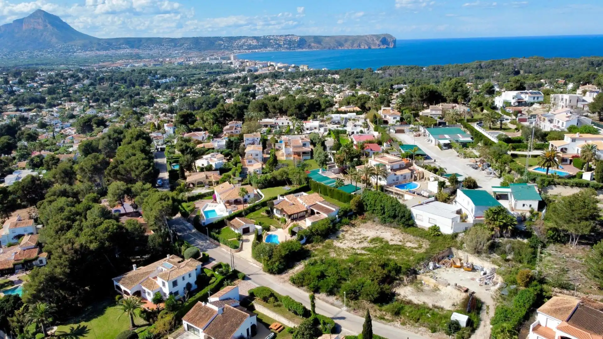 Exterior view of Houses for sale in Jávea / Xàbia  with Air Conditioner, Heating and Private garden