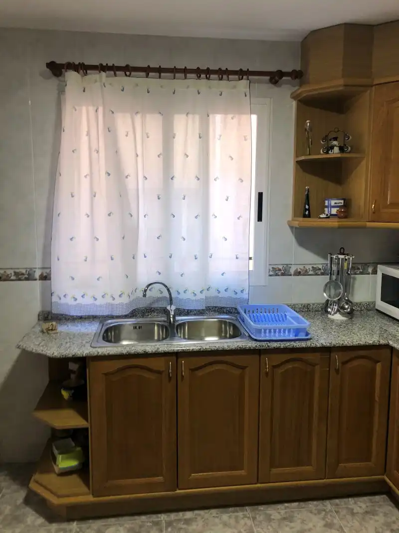 Cuina de Casa adosada en venda en Ròtova amb Aire condicionat, Moblat i Balcó