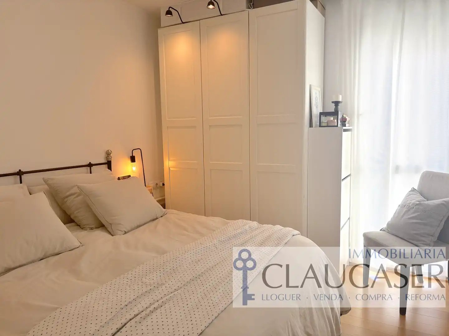 Schlafzimmer von Wohnung zum Verkauf in Sabadell mit Heizung, Privatgarten und Terrasse