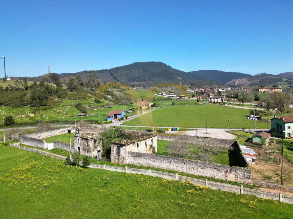 Vista exterior de Casa o chalet en venta en Las Regueras   con Jardín privado