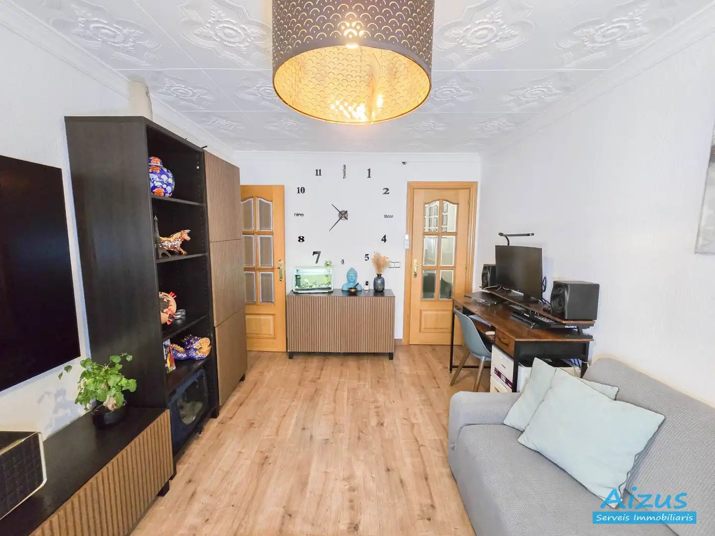 Sala de estar de Piso en venta en Ripollet con Aire acondicionado, Horno y Balcón