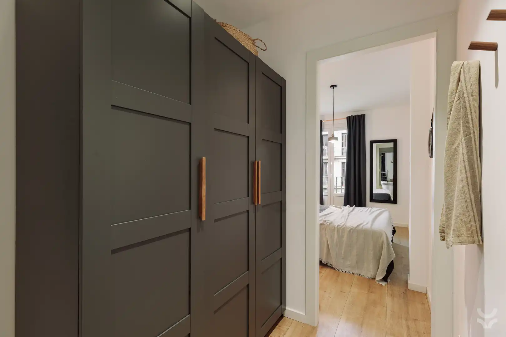 Bedroom of Apartments for rent in Barcelona  with Air Conditioner, Heating and Furnished