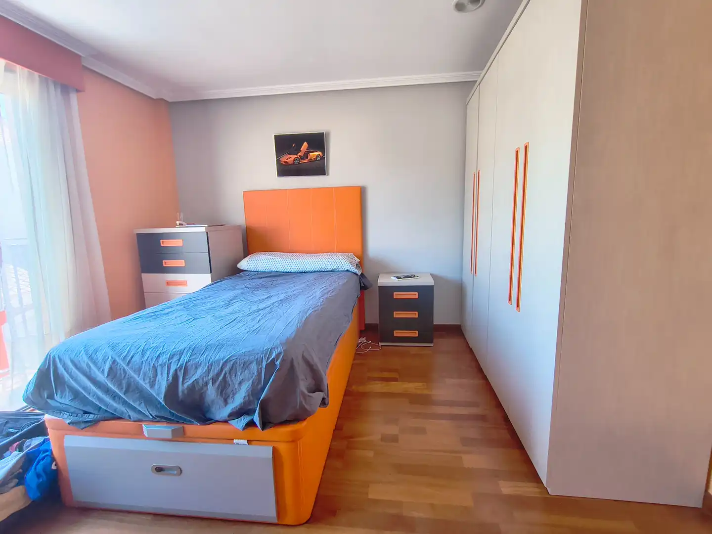 Habitación de Casa o chalet de alquiler en San Vicente del Raspeig / Sant Vicent del Raspeig con Aire acondicionado, Parquet y Amueblado