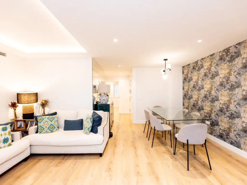 Sala d'estar de Pis en venda en Málaga Capital amb Aire condicionat, Forn i Balcó