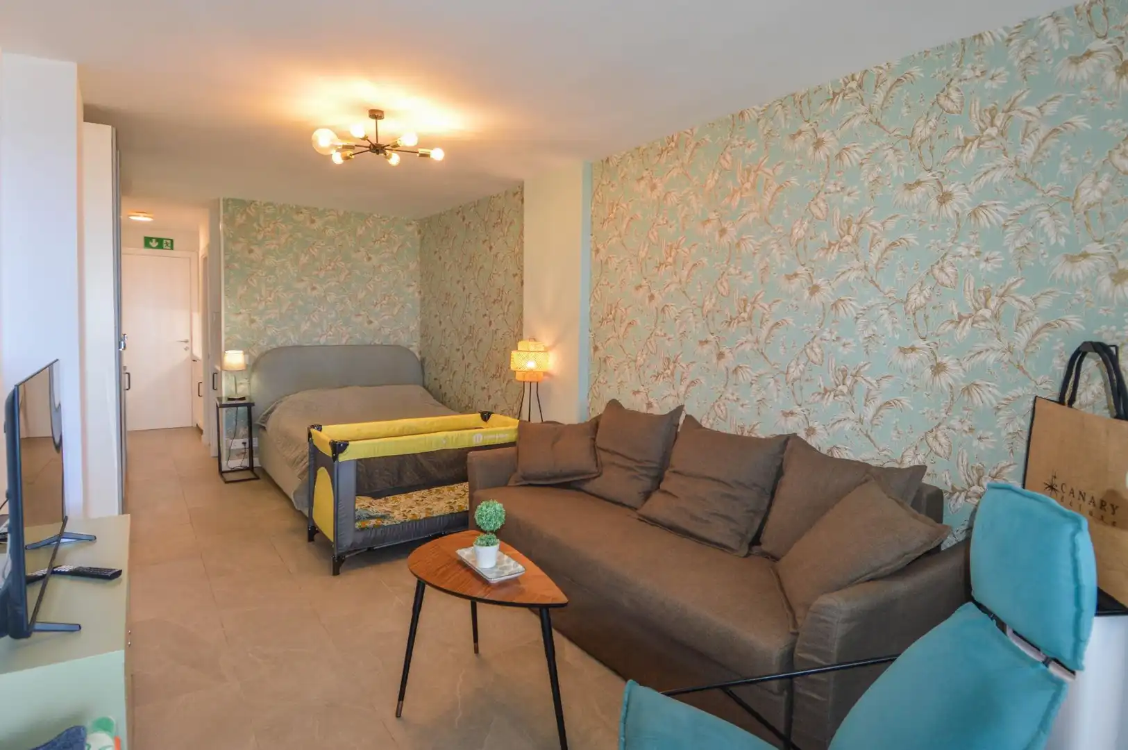 Schlafzimmer von Wohnung zum Verkauf in Mogán mit Klimaanlage und Möbliert