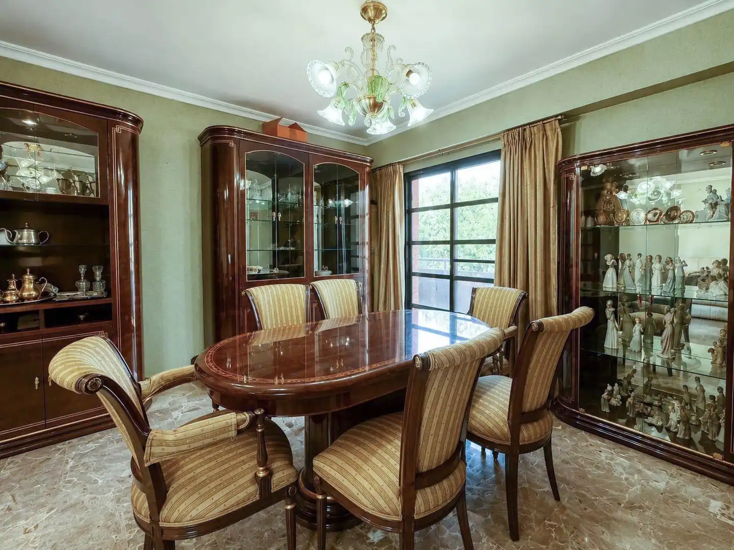 Dining room of Flat for rent in Valencia  with Furnished and Balcony