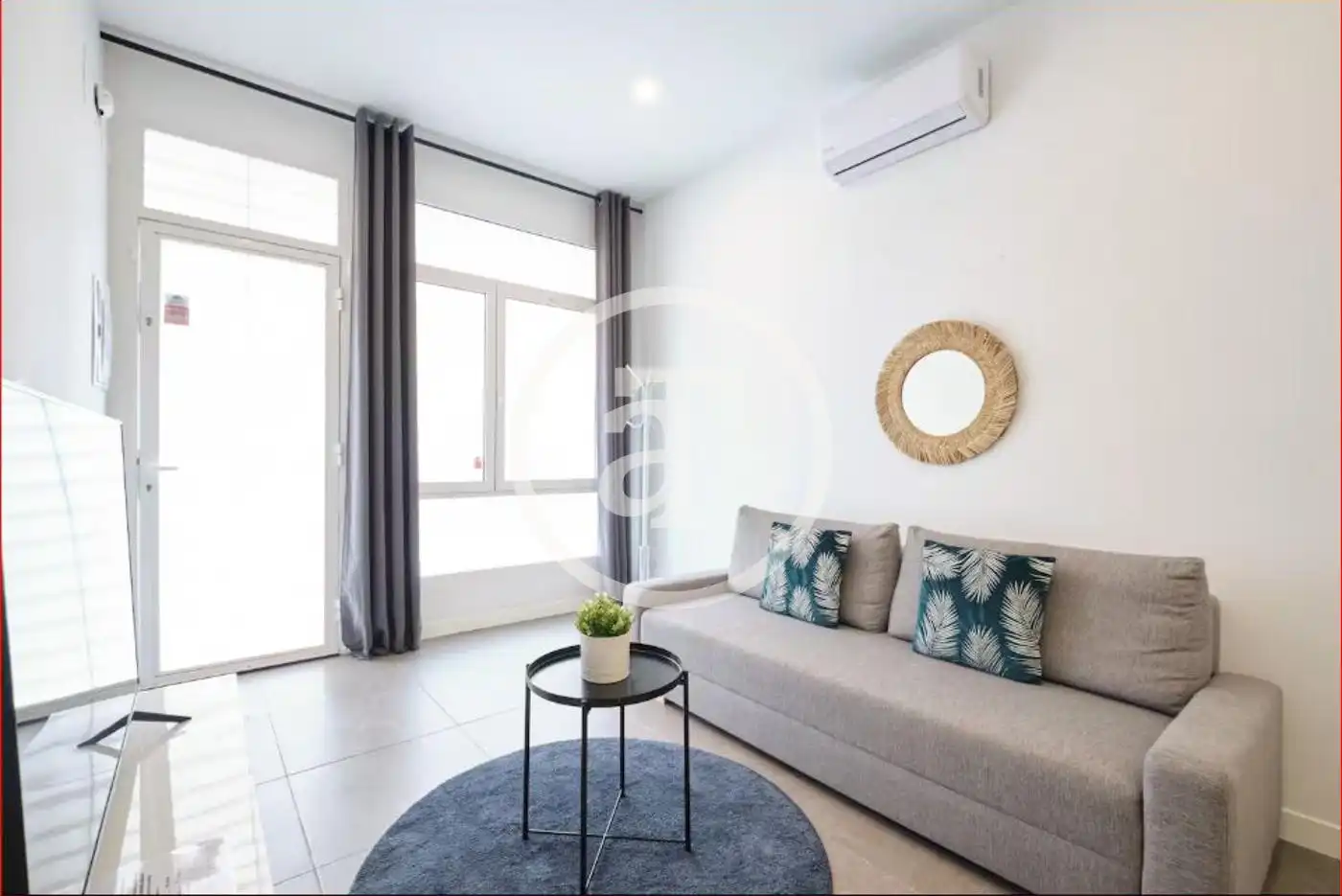 Wohnzimmer von Wohnung zur Miete in Madrid mit Klimaanlage, Heizung und Möbliert