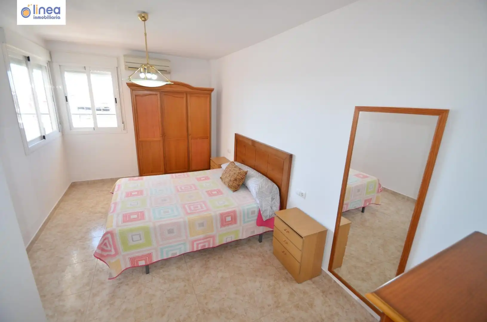 Bedroom of Flat for rent in Roquetas de Mar  with Air Conditioner, Terrace and Storage room