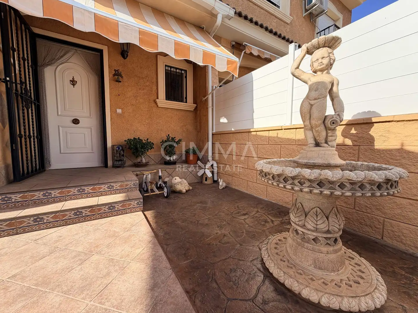 Terrace of Detached homes for sale in La Nucia  with Air Conditioner, Heating and Private garden