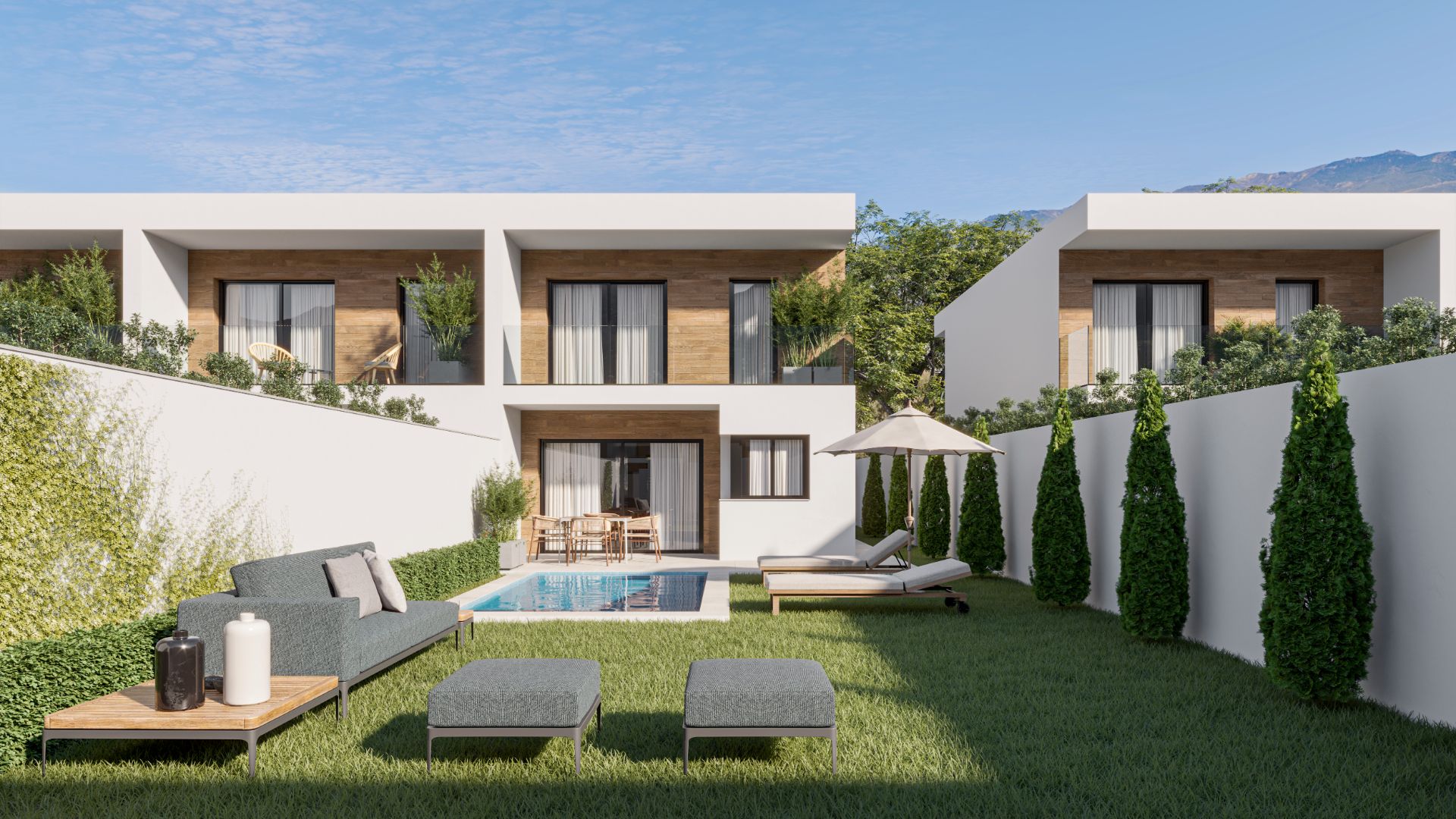 Garden of Single-family semi-detached for sale in Montbrió del Camp  with Air Conditioner, Heating and Private garden