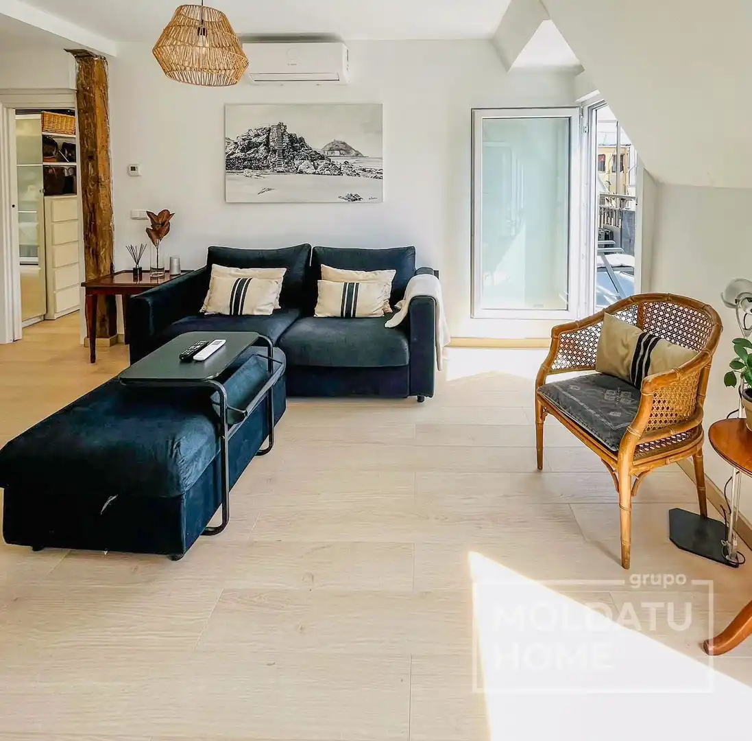 Sala de estar de Piso en venta en Donostia - San Sebastián  con Aire acondicionado, Calefacción y Terraza