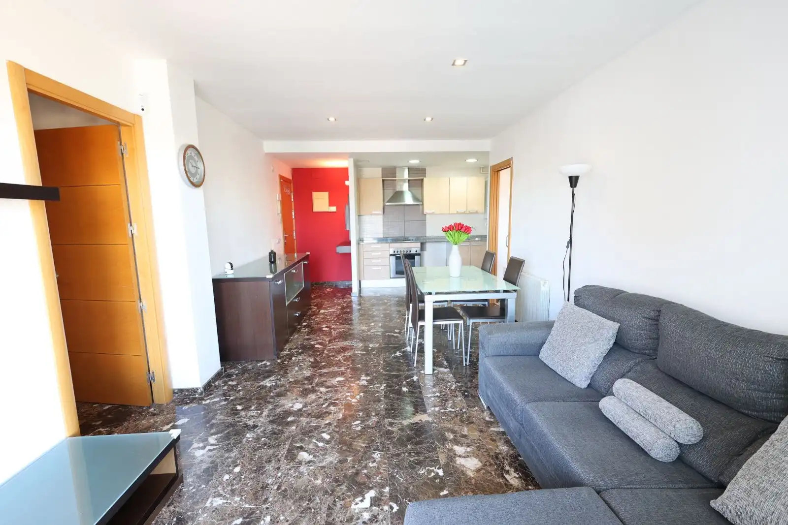 Wohnzimmer von Wohnung zum Verkauf in El Vendrell mit Klimaanlage, Heizung und Terrasse