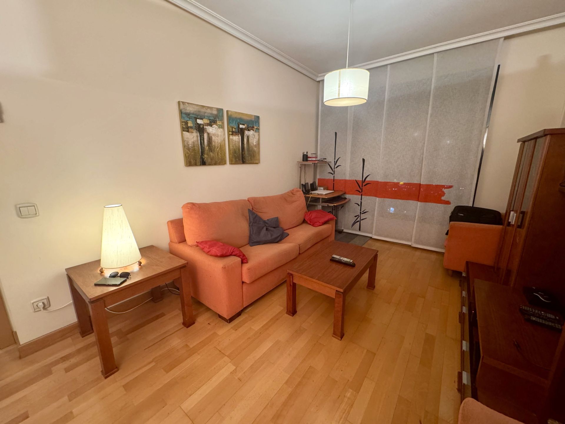Living room of Flat for sale in Coslada  with Air Conditioner, Parquet flooring and Terrace