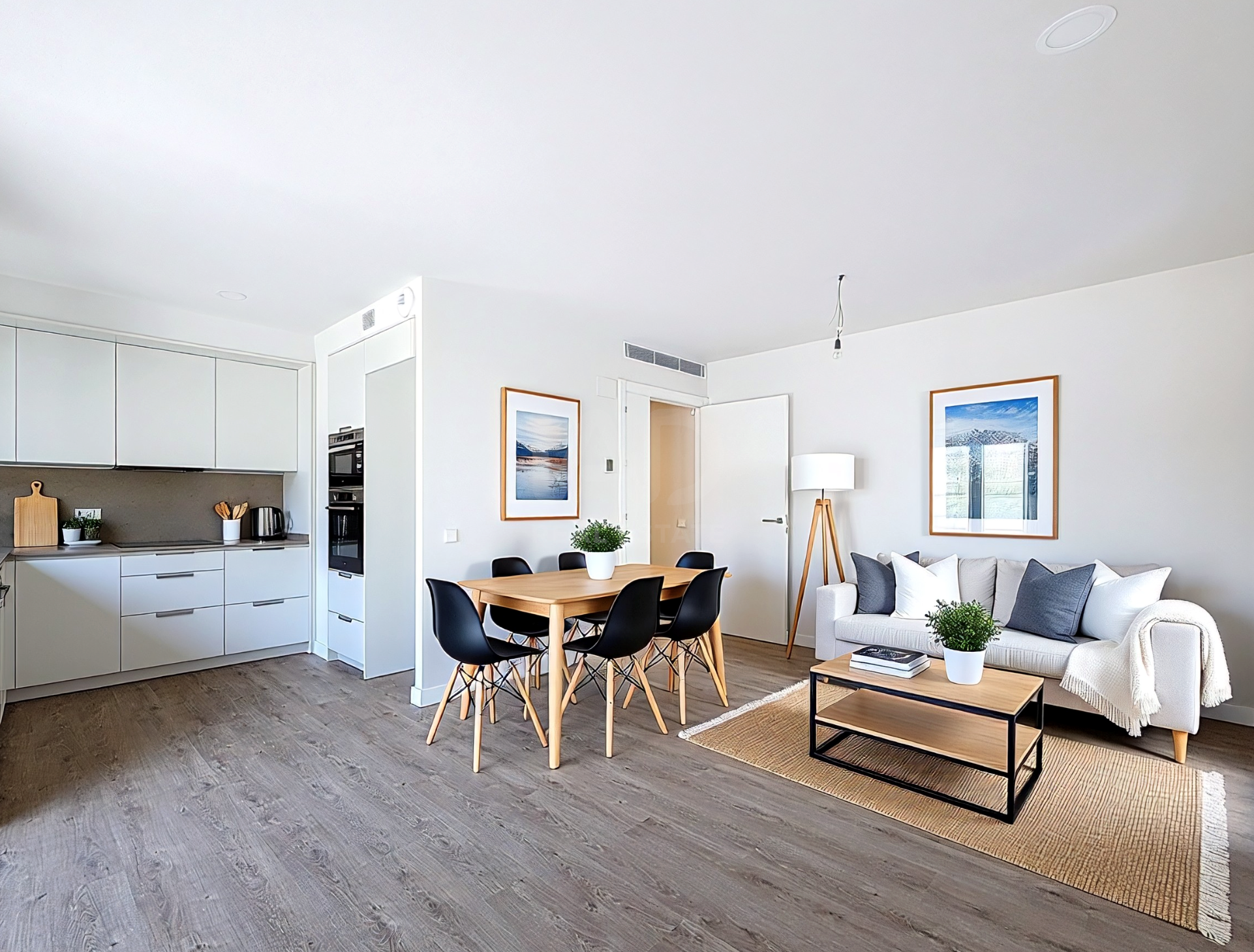 Sala de estar de Piso de alquiler en Tiana con Aire acondicionado, Calefacción y Terraza