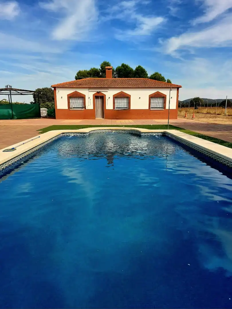 Swimming pool of Country homes for rent in Argamasilla de Calatrava, Ciudad Real