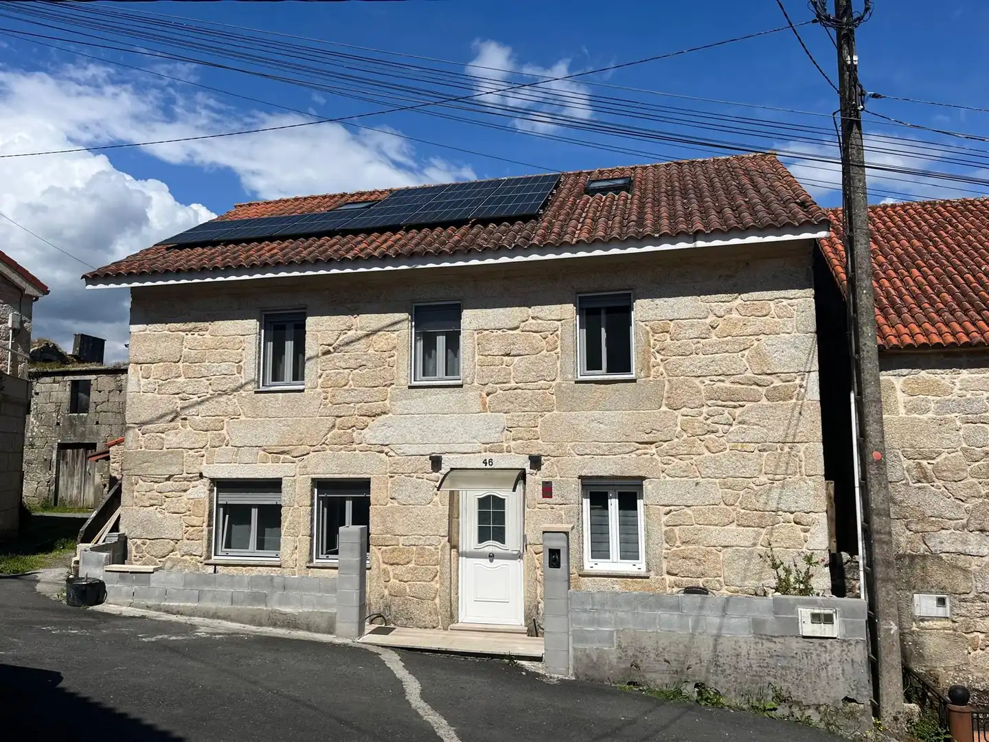 Exterior view of Houses for sale in Muros  with Furnished