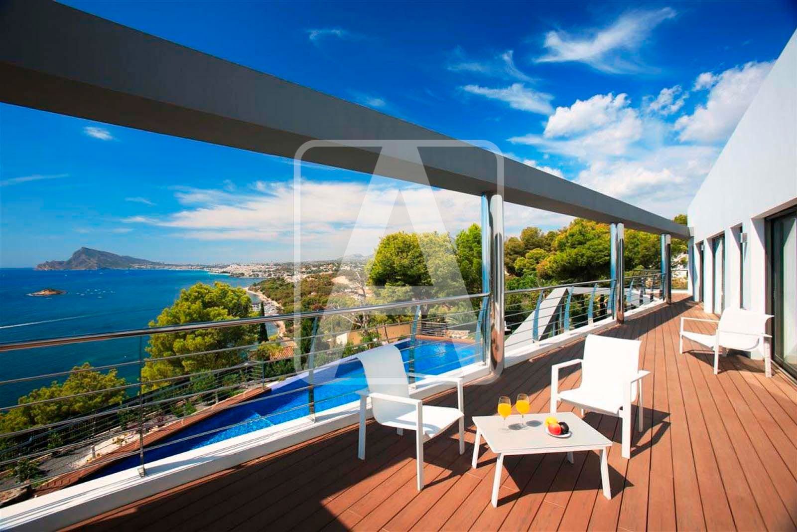 Terrace of House or chalet for sale in Altea  with Air Conditioner, Private garden and Terrace