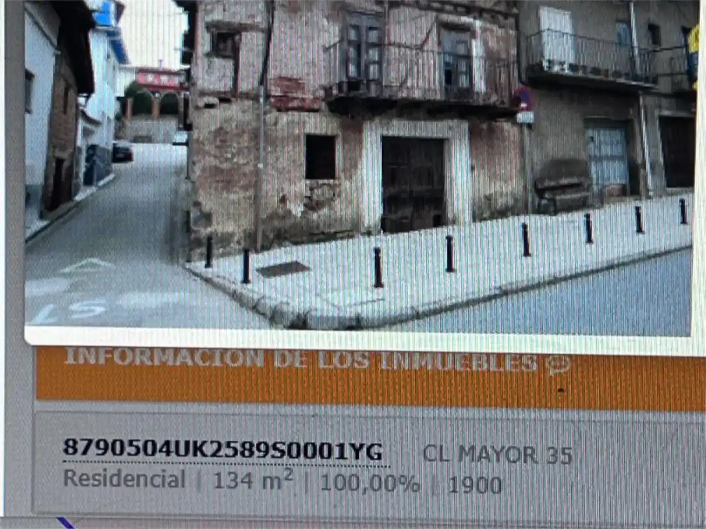 Vista exterior de Casa adosada en venda en Mombeltrán