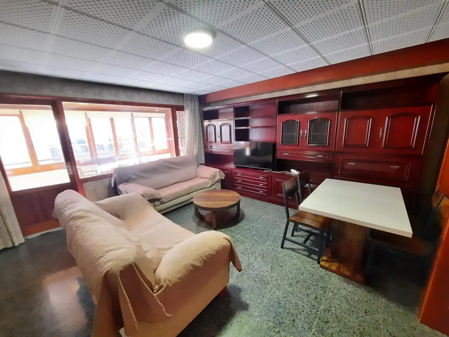 Wohnzimmer von Wohnung zur Miete in Almansa mit Heizung und Möbliert