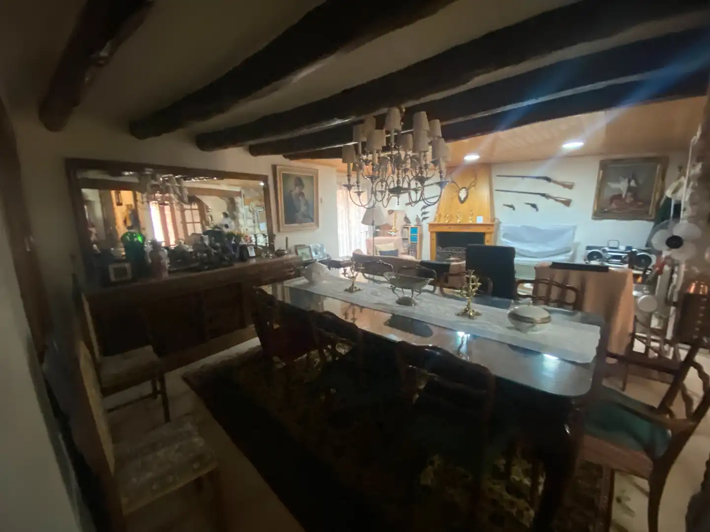 Dining room of Detached homes for sale in Sarroca de Lleida  with Terrace, Storage room and Balcony
