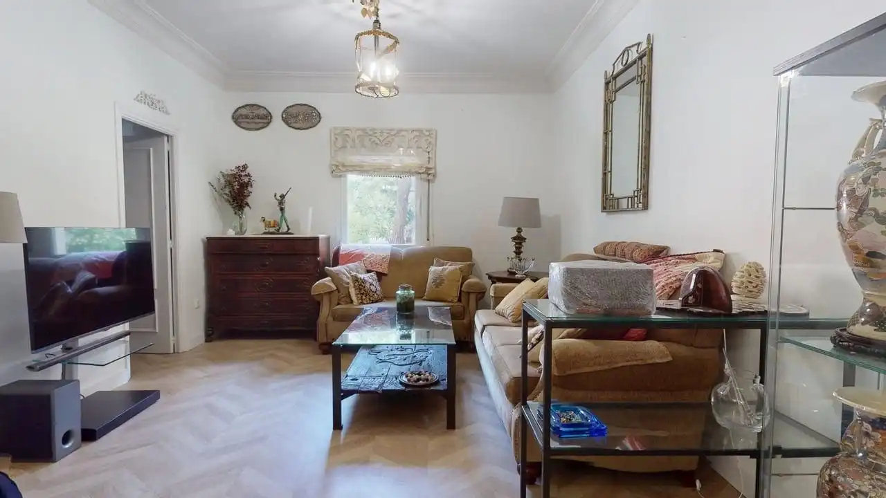 Wohnzimmer von Wohnung zur Miete in Madrid mit Klimaanlage, Heizung und Möbliert