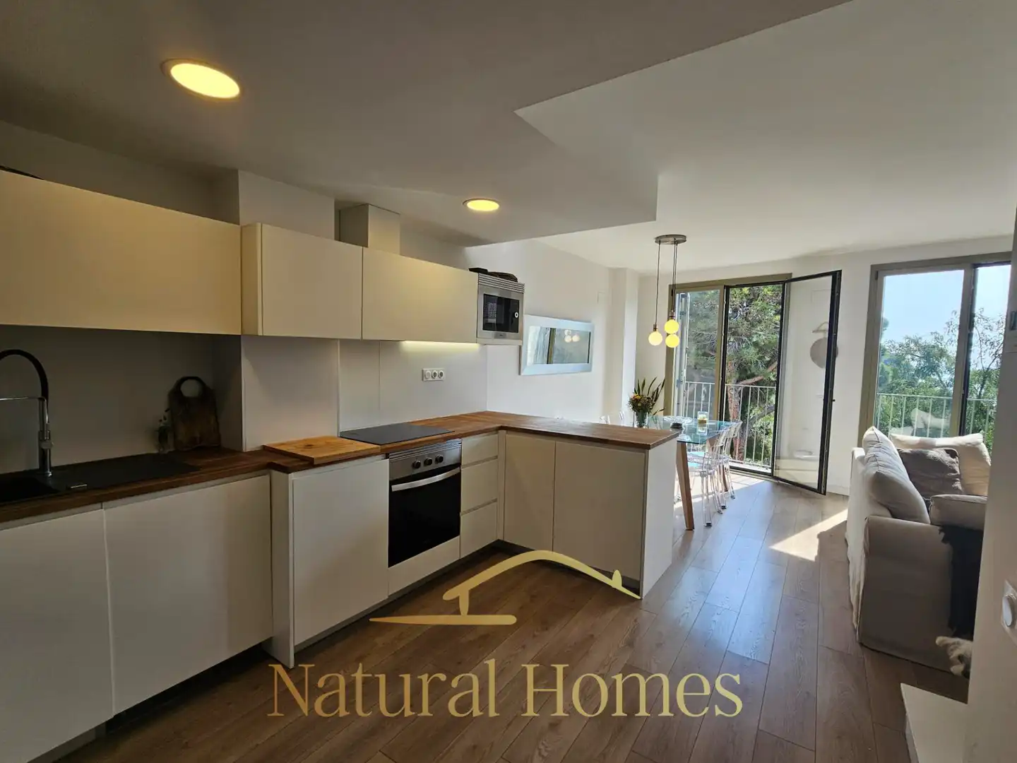 Balcony of Duplexes for rent in Caldes d'Estrac  with Air Conditioner, Terrace and Furnished