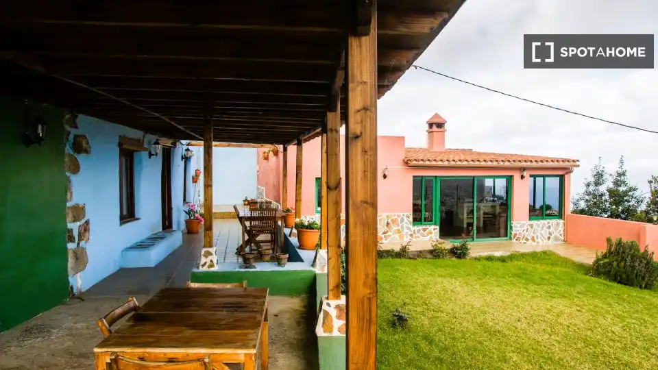 Terraza de Apartamento para compartir en Santa Úrsula con Aire acondicionado, Terraza y Amueblado