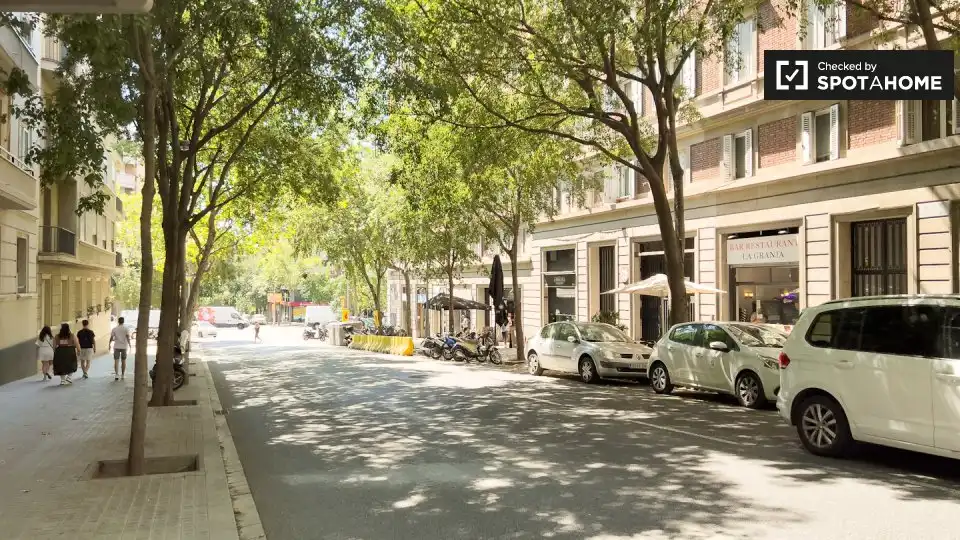 Exterior view of Flat for rent in Barcelona  with Air Conditioner, Heating and Furnished