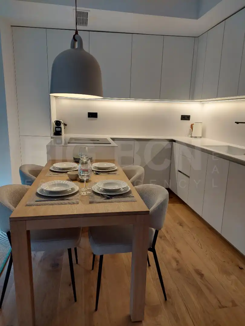 Cocina de Casa adosada de alquiler en Esplugues de Llobregat con Aire acondicionado, Calefacción y Parquet