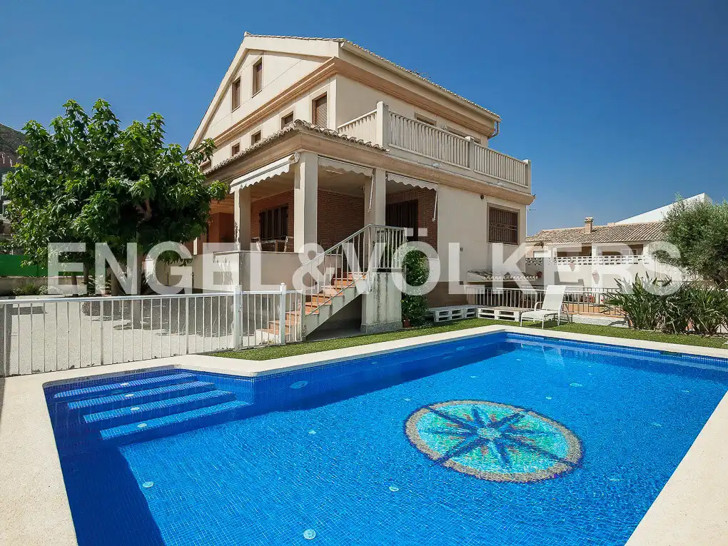 Piscina de Finca rústica de lloguer en Cullera amb Aire condicionat, Calefacció i Terrassa