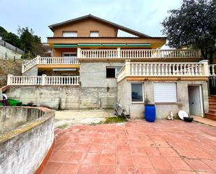 Exterior view of House or chalet for sale in Viladecavalls  with Heating, Private garden and Terrace