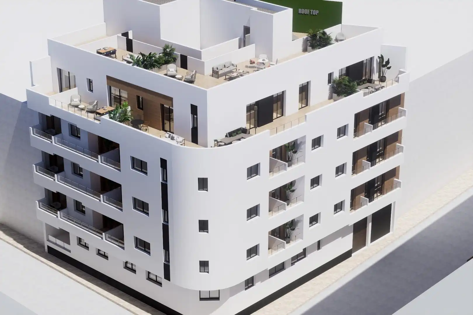 Außenansicht von Erdgeschoss zum Verkauf in Torrevieja mit Terrasse