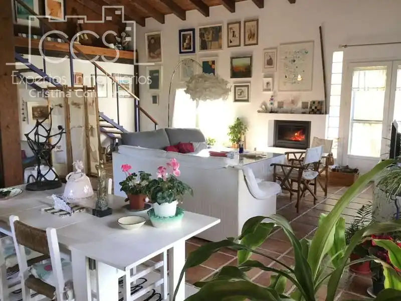 Sala de estar de Finca rústica en venta en Pilas con Aire acondicionado, Terraza y Trastero