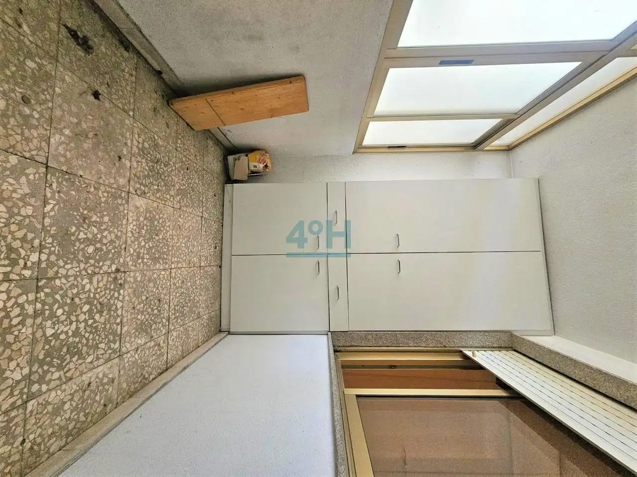 Kitchen of Flat for sale in Ourense Capital   with Heating, Parquet flooring and Terrace