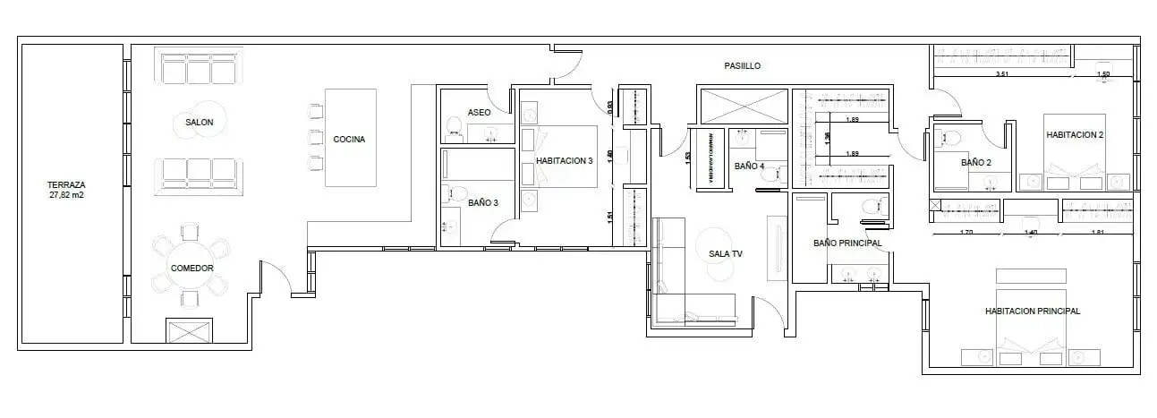 Apartamento en venta en Madrid con Aire acondicionado, Calefacción y Terraza