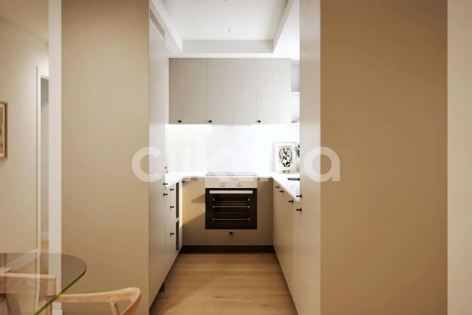 Kitchen of Flat for sale in Sevilla  with Air Conditioner, Terrace and Balcony